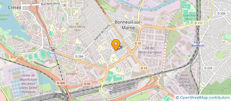 localisation de l'entreprise TIRAMA BTP  BONNEUIL-SUR-MARNE