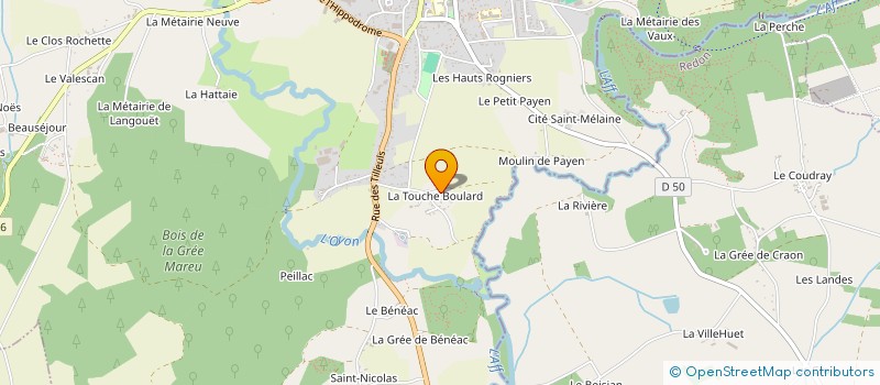 localisation de l'entreprise TIRAMALOU  GUER