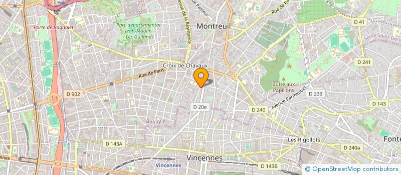 localisation de l'entreprise TIRAMI SU à MONTREUIL