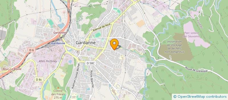 localisation de l'entreprise TIRAMISU à GARDANNE
