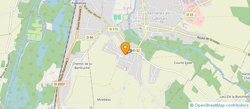 localisation de l'entreprise TIRAMISU  FERRIERES-EN-GATINAIS