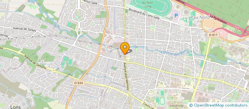 localisation de l'entreprise TIRAMOUSSA à LONS