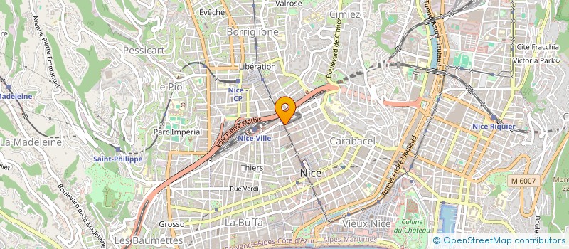 localisation de l'entreprise TIRAN MESEURE à NICE