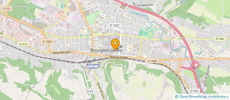 localisation de l'entreprise TIRANO TRANSPORTS  BOURGOIN-JALLIEU