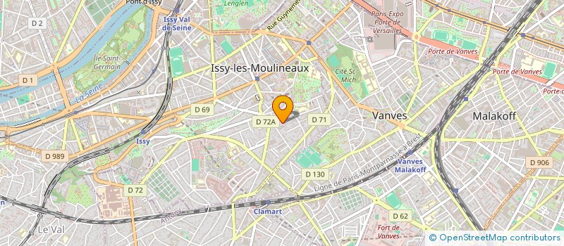 localisation de l'entreprise TIRASOL à ISSY-LES-MOULINEAUX