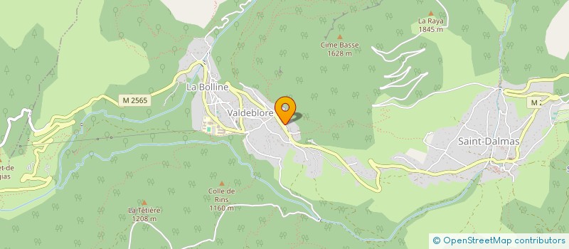 localisation de l'entreprise TIRC CLUB DE VALDEBLORE  VALDEBLORE