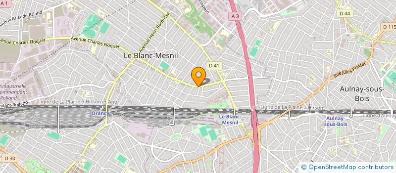 localisation de l'entreprise TIRCA à LE BLANC-MESNIL