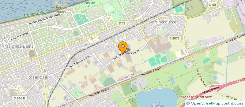 localisation de l'entreprise TIRCABLES GN à DUNKERQUE