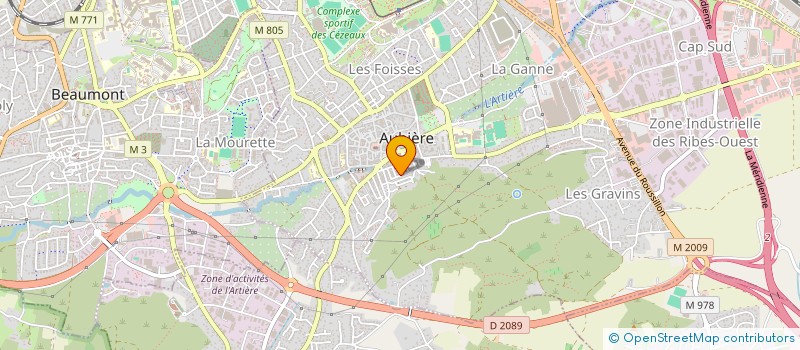 localisation de l'entreprise TIRE LYRE  AUBIERE