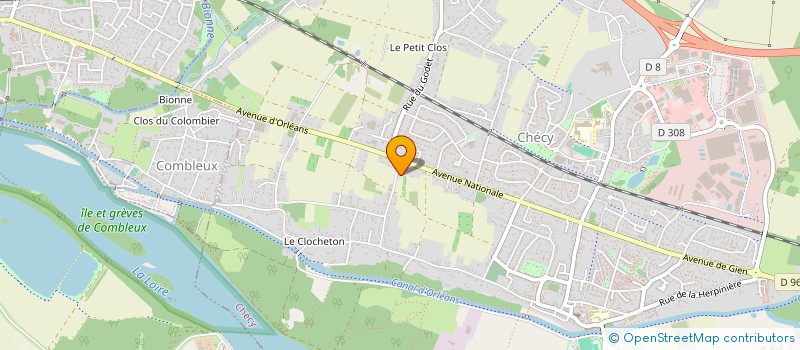 localisation de l'entreprise TIREAU THERMIQUE à CHECY