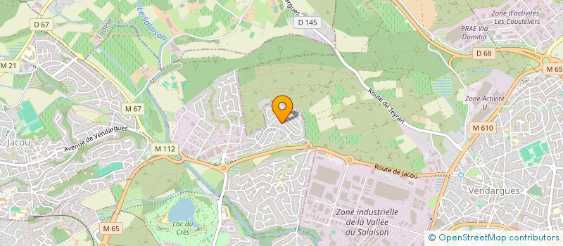 localisation de l'entreprise TIREDON  LE CRES