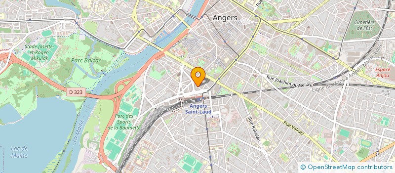 localisation de l'entreprise TIRELIRE à ANGERS
