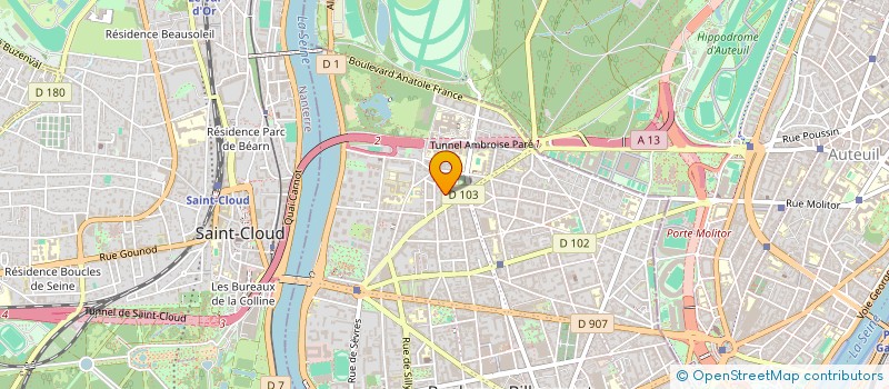 localisation de l'entreprise TIRENAT CONSEIL  BOULOGNE-BILLANCOURT