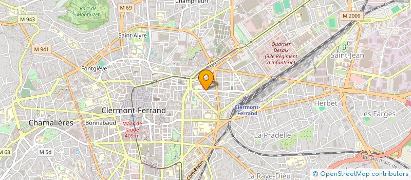 localisation de l'entreprise TIRESIAS  CLERMONT-FERRAND