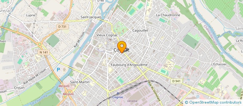 localisation de l'entreprise TIRESIAS SOCIETE DE NOTAIRES à COGNAC