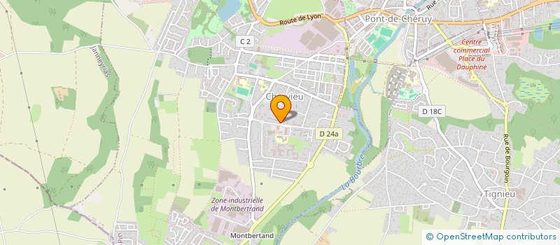 localisation de l'entreprise TIRHANDIL  CHARVIEU-CHAVAGNEUX