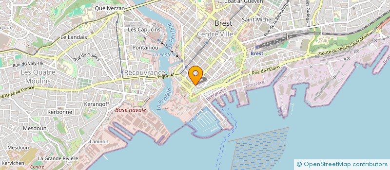 localisation de l'entreprise TIRI TI TRAN à BREST