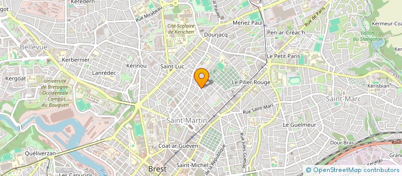 localisation de l'entreprise TIRIAD à BREST