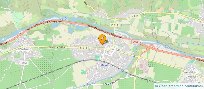 localisation de l'entreprise TIRITI  MILLAS