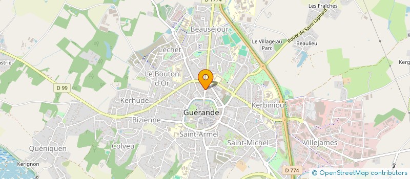 localisation de l'entreprise TIROCLE  GUERANDE