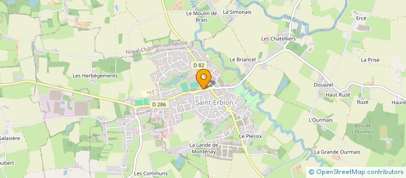 localisation de l'entreprise TIROZ  SAINT-ERBLON