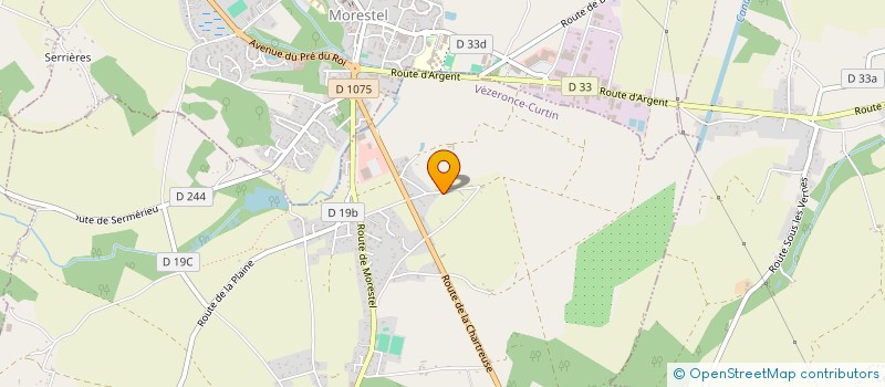 localisation de l'entreprise TIRTISS à MORESTEL