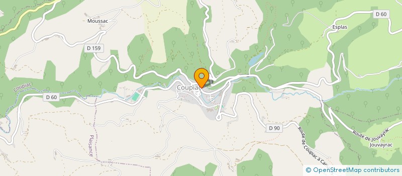 localisation de l'entreprise TIS  COUPIAC