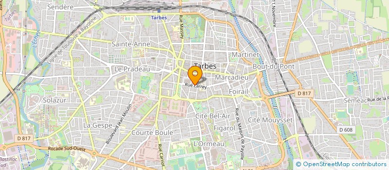 localisation de l'entreprise TIS SA à TARBES