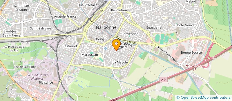 localisation de l'entreprise TISANE à NARBONNE