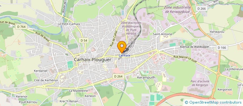 localisation de l'entreprise TISANE  CARHAIX-PLOUGUER