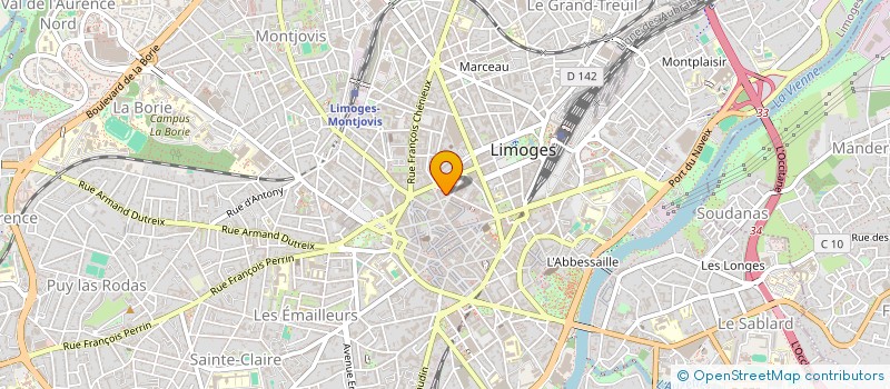 localisation de l'entreprise TISANES DU MONDE à LIMOGES
