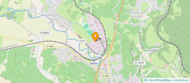 localisation de l'entreprise TISAO  ARBOIS