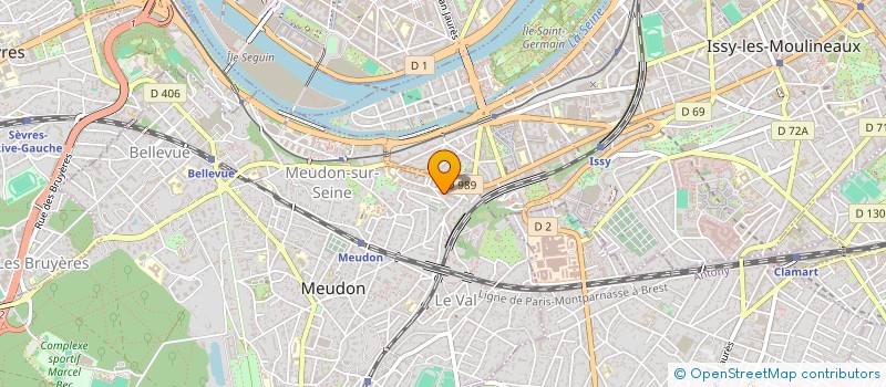 localisation de l'entreprise TISBAFUNK CIE à MEUDON