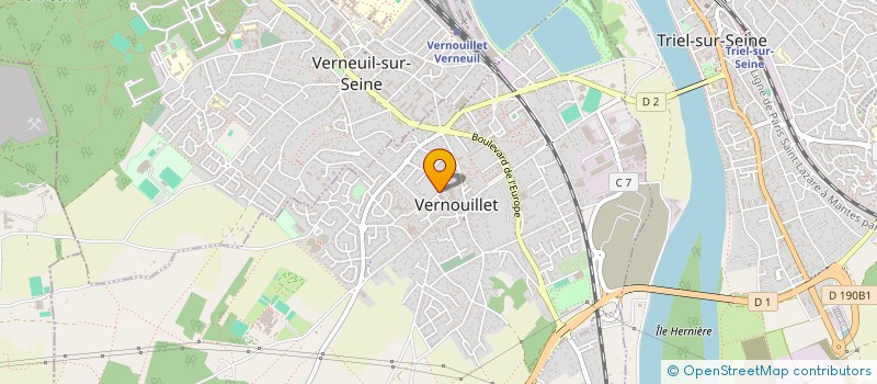 localisation de l'entreprise TISCH-ROTENBERG FRANCK à VERNOUILLET