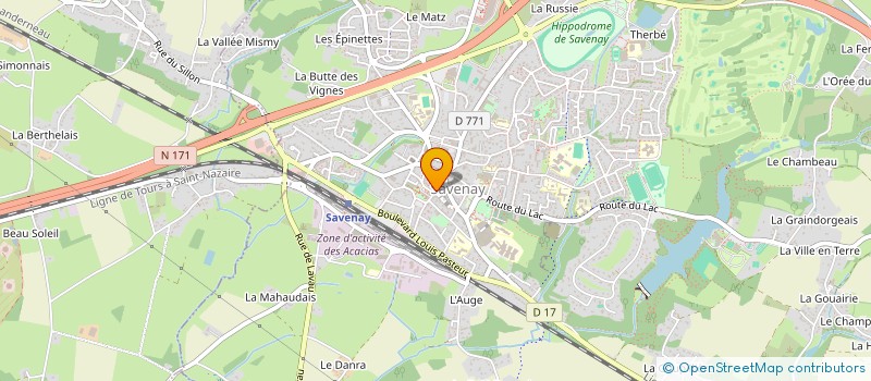 localisation de l'entreprise TISLA  SAVENAY