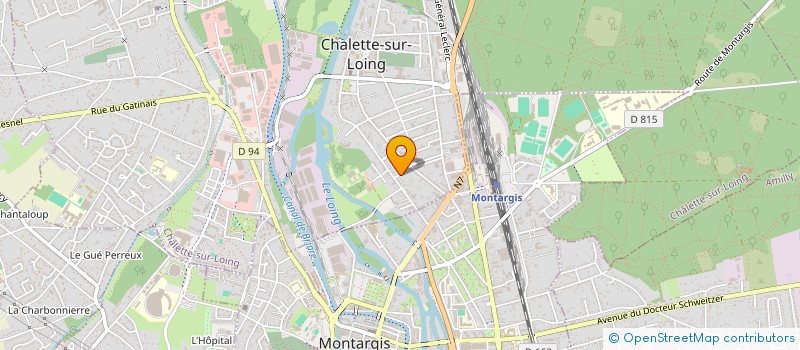 localisation de l'entreprise TISLI PRODUCTIONS à CHALETTE-SUR-LOING