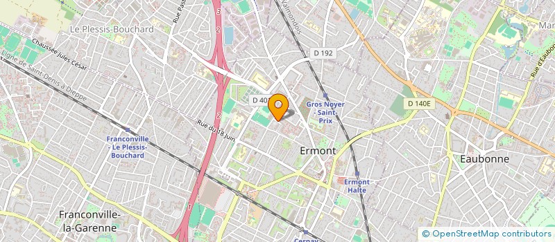 localisation de l'entreprise TISMA à ERMONT