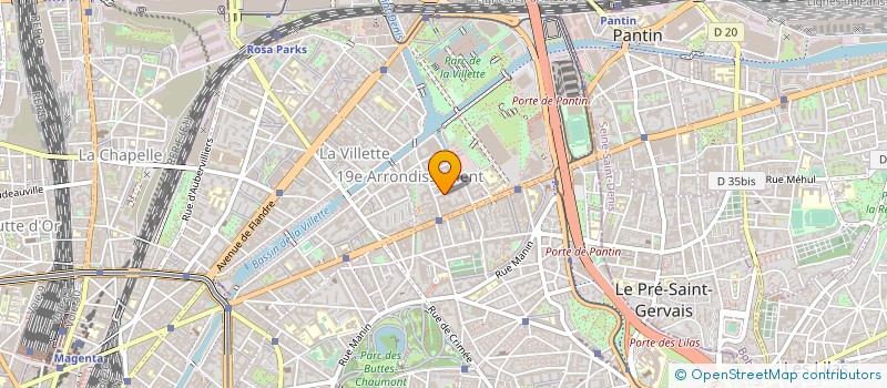 localisation de l'entreprise TISMOD  PARIS