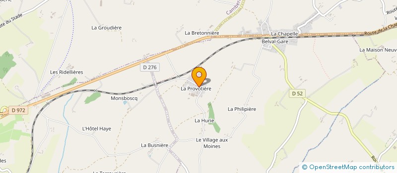 localisation de l'entreprise TISO  BELVAL