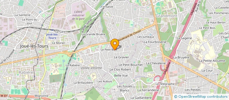 localisation de l'entreprise TISO  JOUE-LES-TOURS