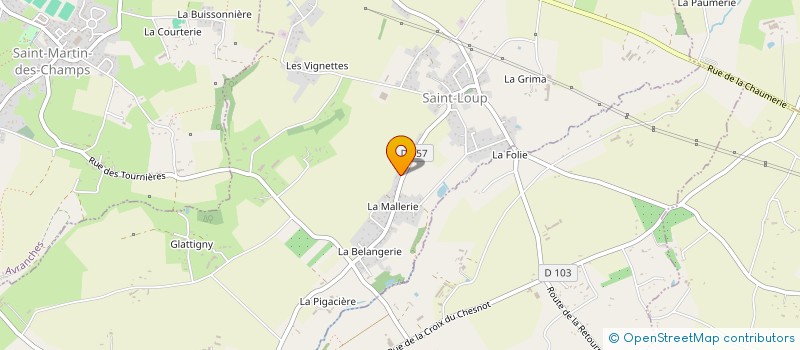 localisation de l'entreprise TISOLUZO  SAINT-LOUP