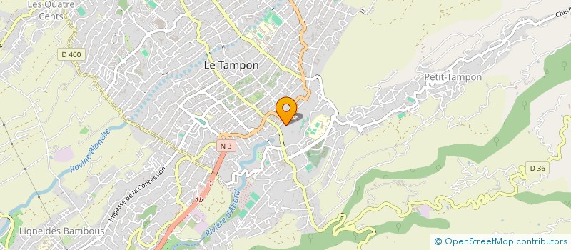 localisation de l'entreprise TISOMIN GRANSOMIN  LE TAMPON