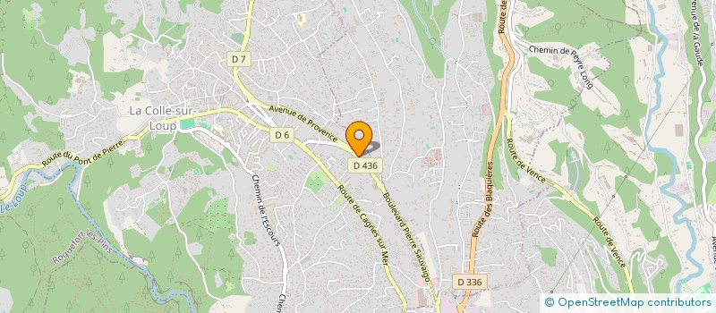 localisation de l'entreprise TISON INVESTISSEMENT  LA COLLE-SUR-LOUP