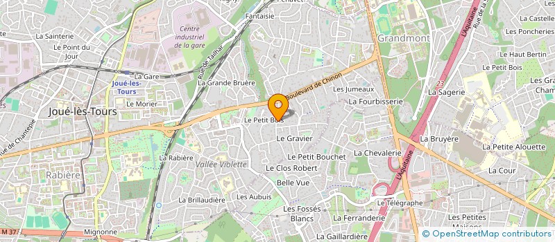 localisation de l'entreprise TISOPIEM  JOUE-LES-TOURS