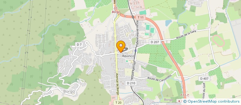 localisation de l'entreprise TISOULI à BORGO