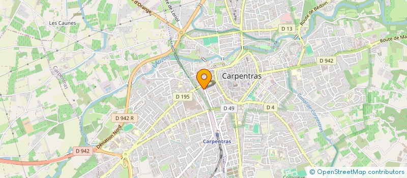 localisation de l'entreprise TISS  CARPENTRAS