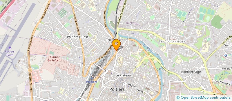 localisation de l'entreprise TISS'AFFAIRES à POITIERS