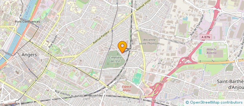 localisation de l'entreprise TISS ART CREATION  ANGERS