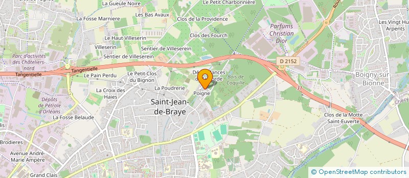 localisation de l'entreprise TISS' ONS AVEC DES IDEES DES LIENS D'ECHANGES ET DE SOLIDARITE à SAINT-JEAN-DE-BRAYE