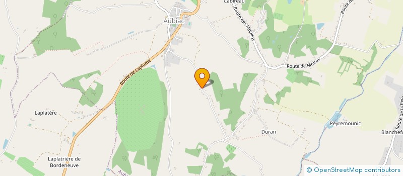 localisation de l'entreprise TISSA  AUBIAC